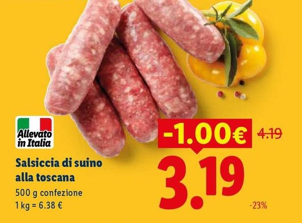 Salsiccia Di Suino Alla Toscana