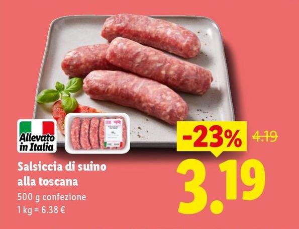 Salsiccia Di Suino Alla Toscana