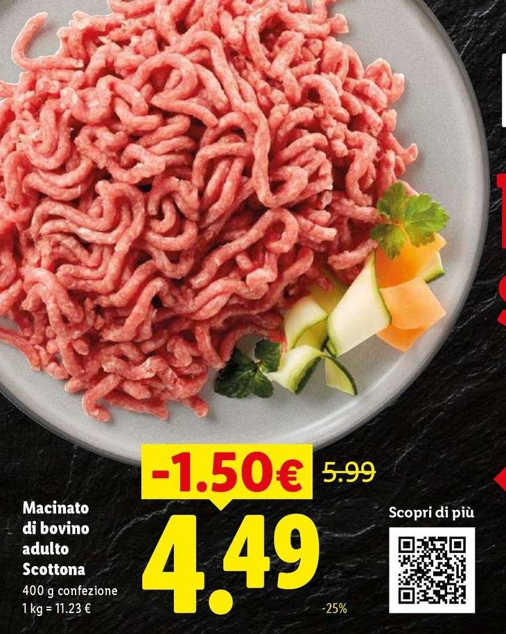 Macinato Di Bovino Adulto Scottona