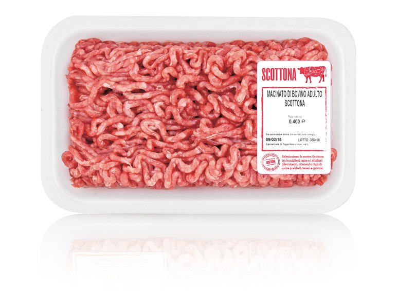 Macinato di bovino adulto scottona