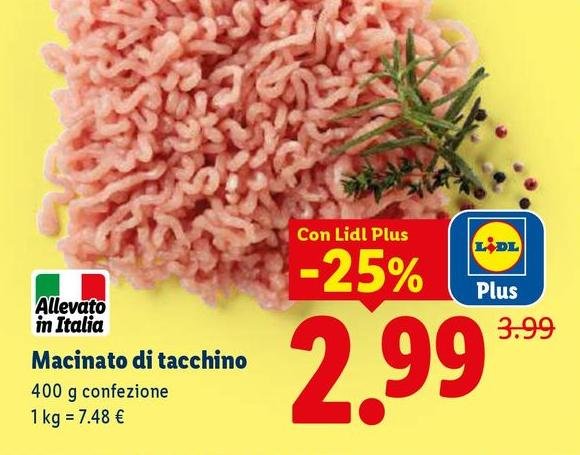 Macinato Di Tacchino