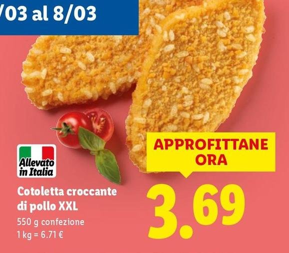 Cotoletta Croccante Di Pollo Xxl