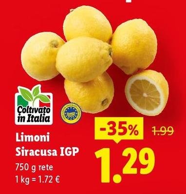 Limoni Siracusa IGP