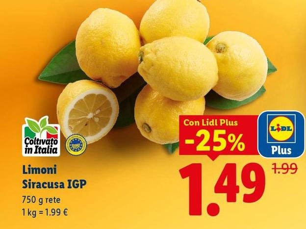 Limoni Siracusa IGP