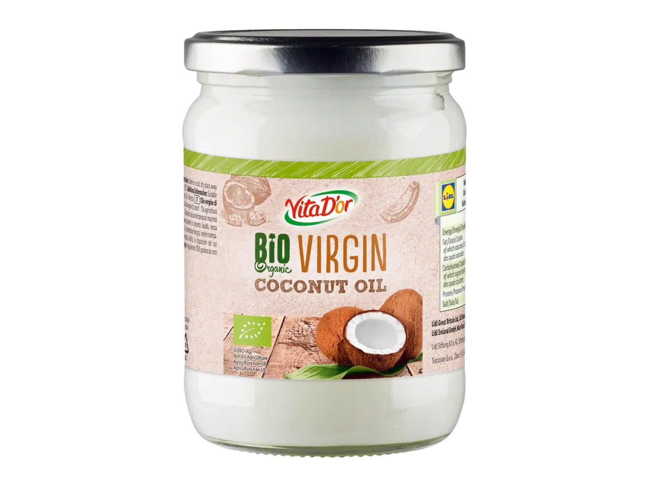 Olio vergine di cocco Bio