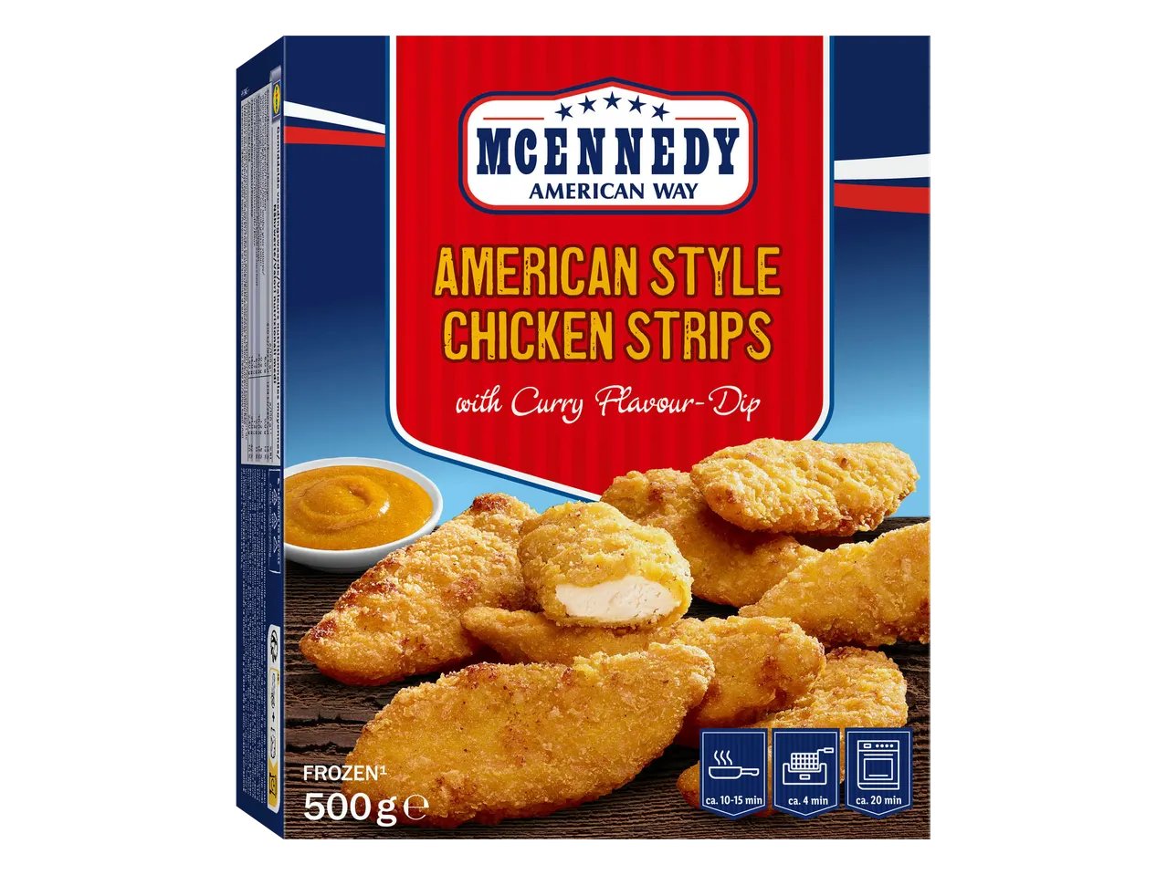 Strisce di carne di pollo