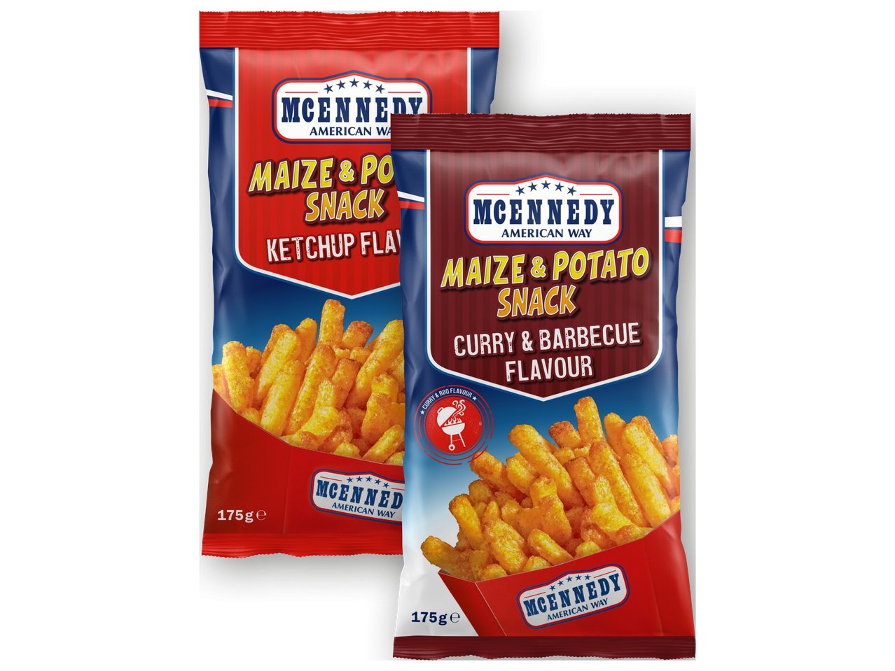 Snack di mais e patate