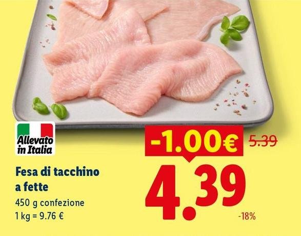 Fesa Di Tacchino A Fette