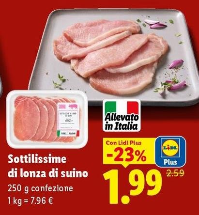 Sottilissime Di Lonza Di Suino