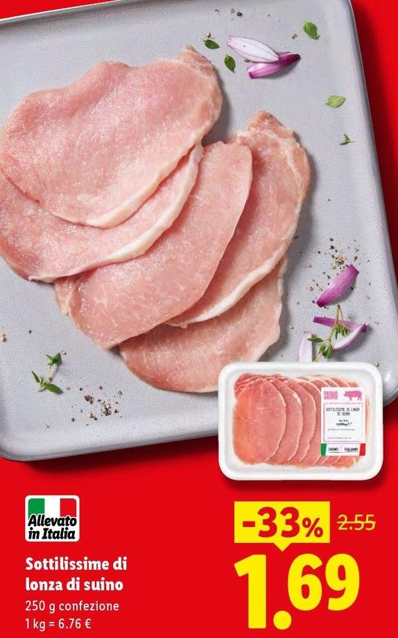 Sottilissime Di Lonza Di Suino