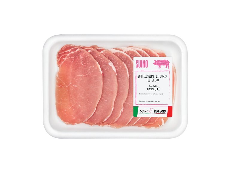 Sottilissime di lonza di suino