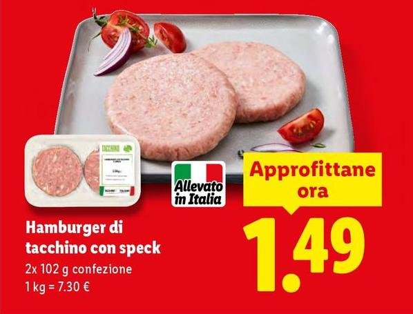 Hamburger Di Tacchino Con Speck