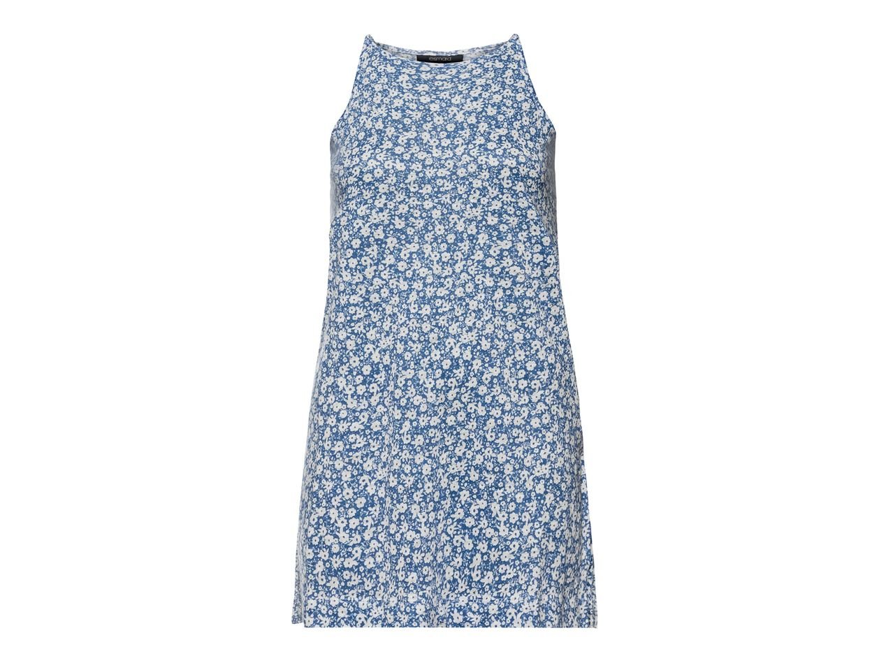 Canotta lunga in lino da donna