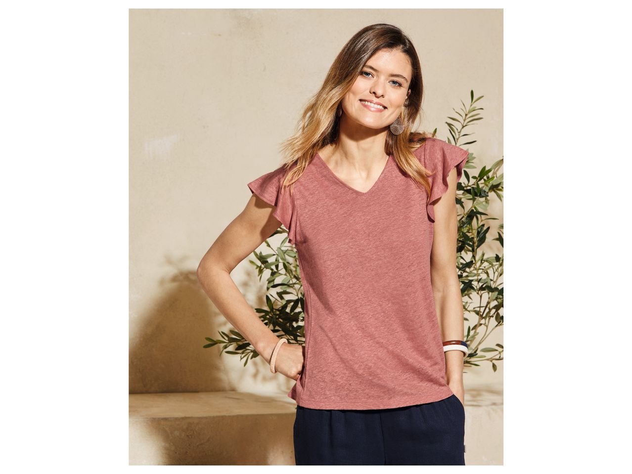 Maglia in lino da donna