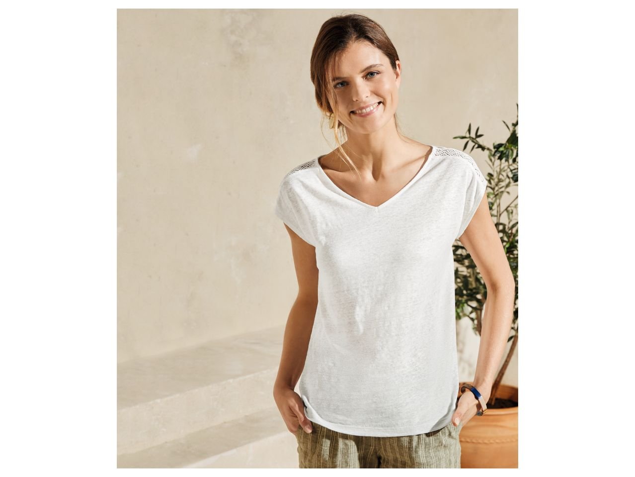 Maglia in lino da donna