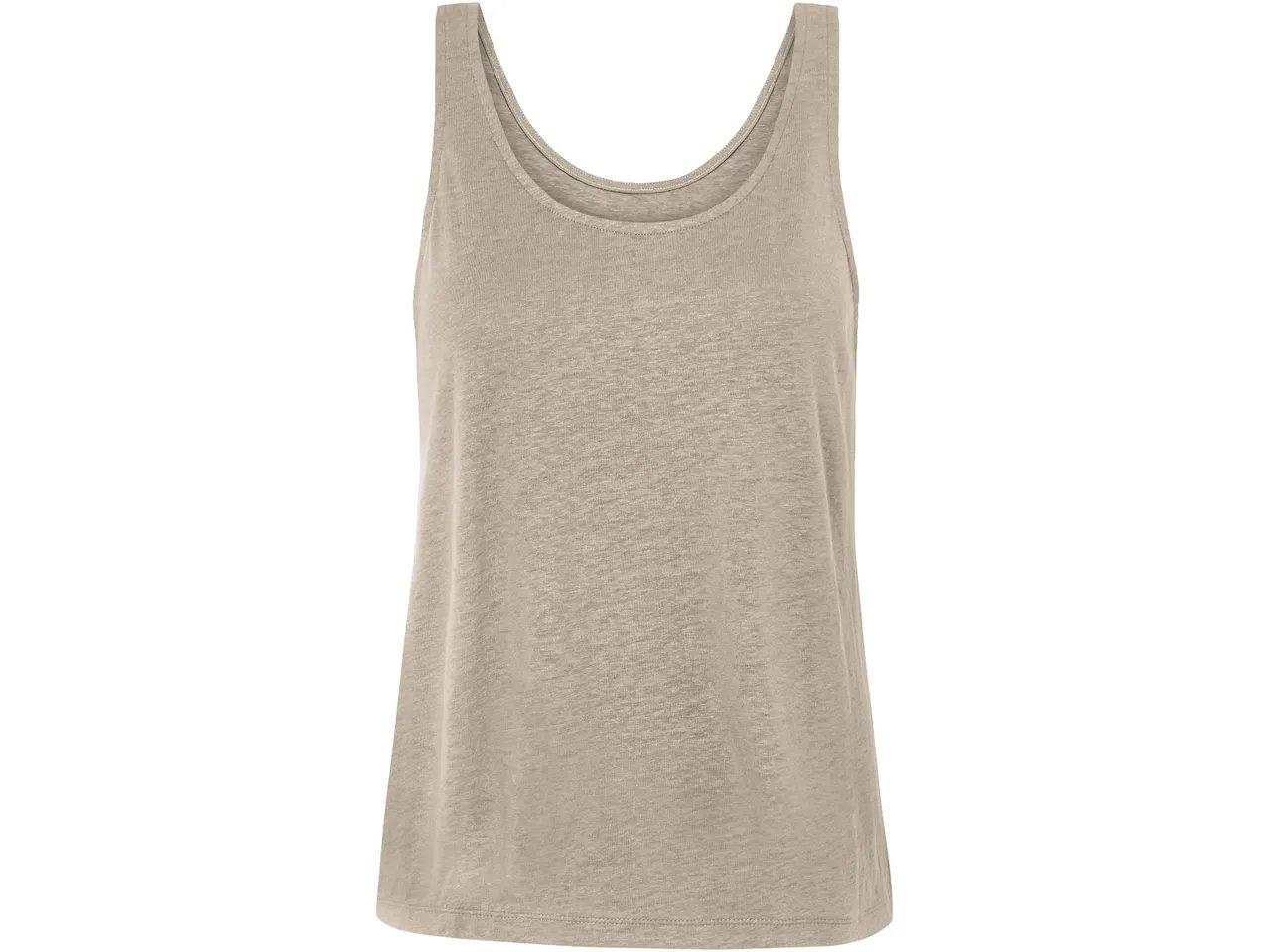 Canotta in lino da donna