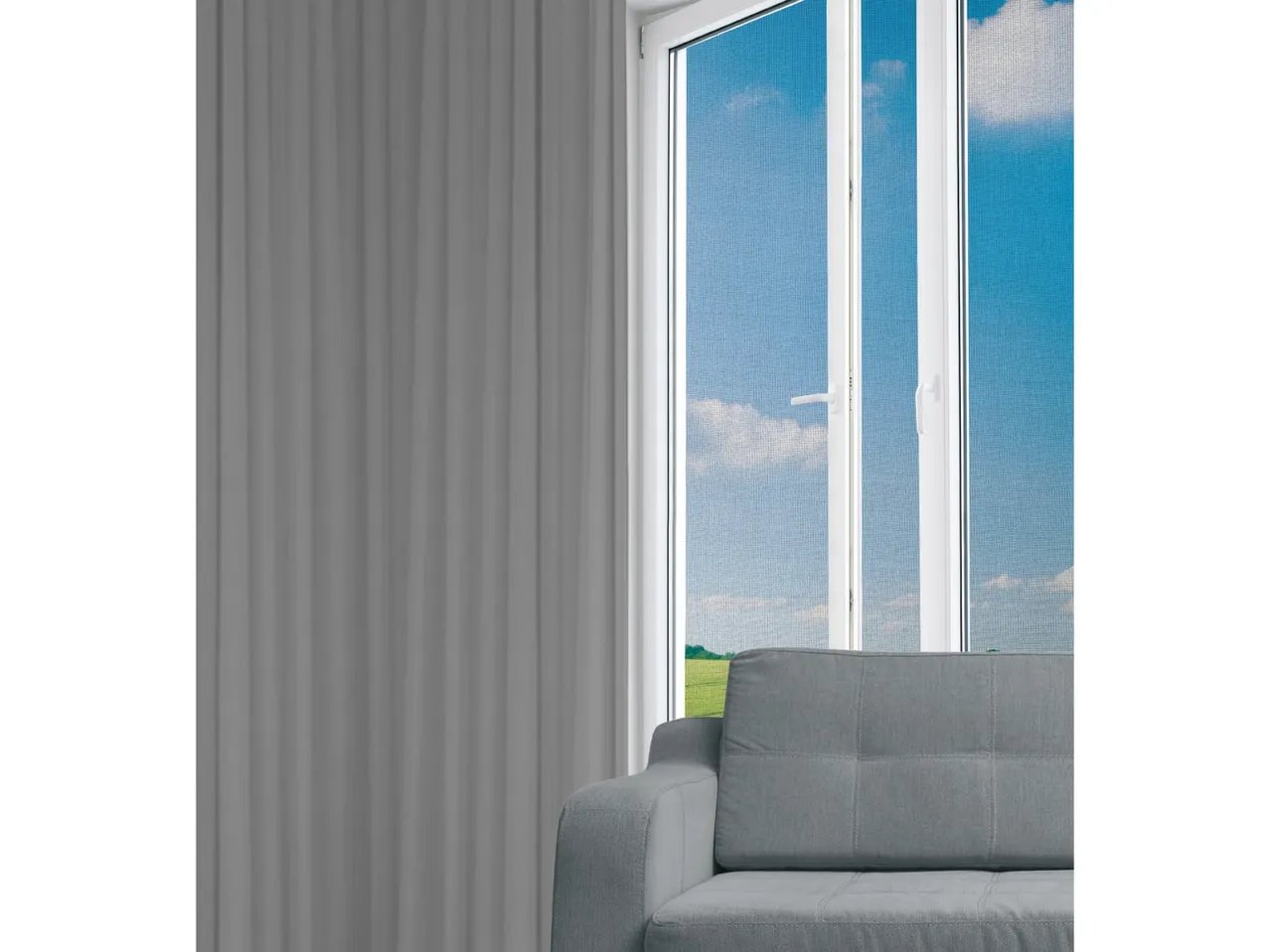 Zanzariera per finestre o zanzariera a pavimento