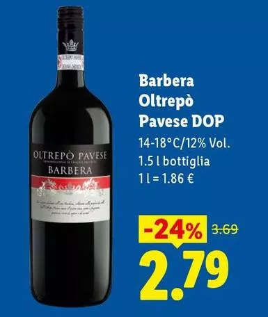 Barbera Oltrepo Pavese DOP