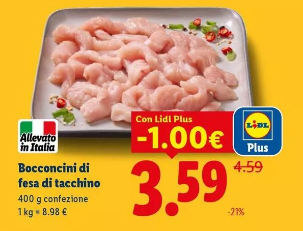 Bocconcini Di Fesa Di Tacchino