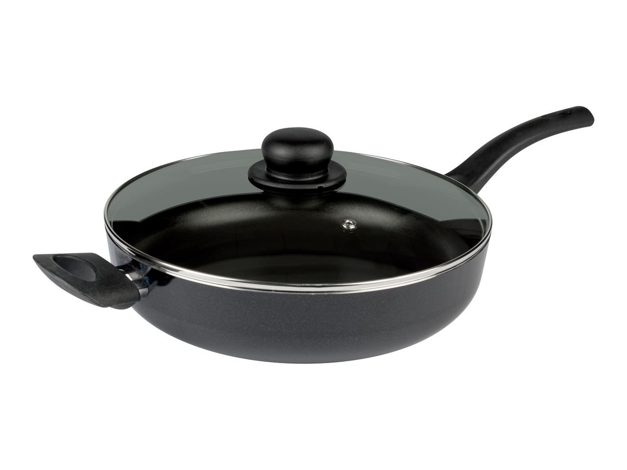 Tegame con coperchio in vetro