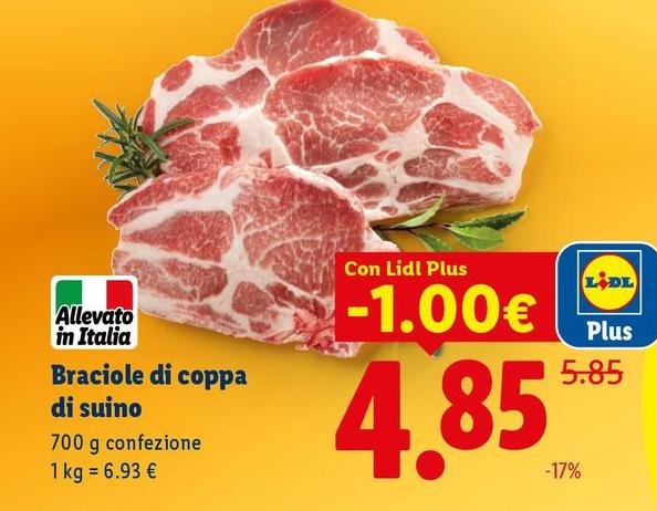 Braciole Di Coppa Di Suino