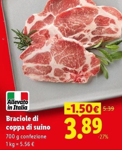 Braciole Di Coppa Di Suino