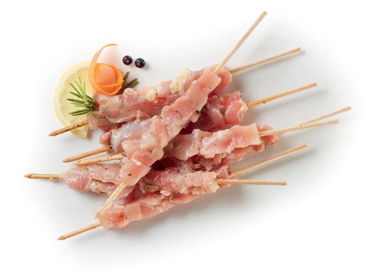 Arrosticini di pollo marinati al ginepro
