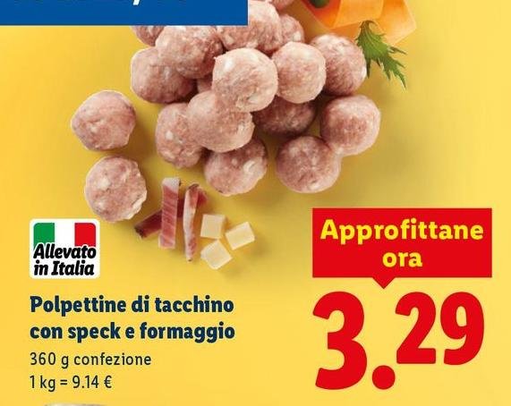 Polpettine Di Tacchino Con Speck E Formaggio