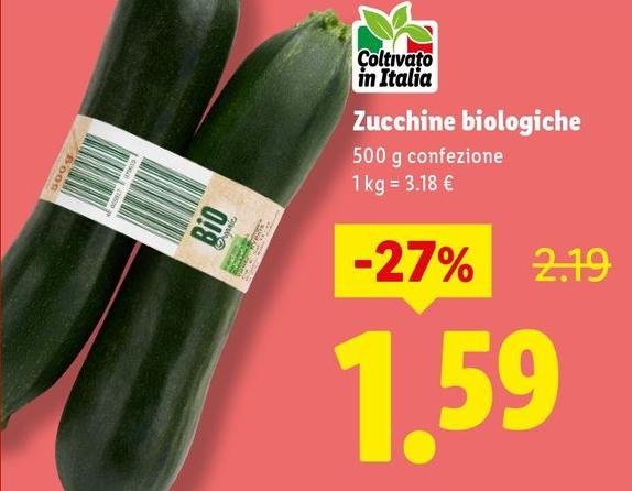 Zucchine Biologiche