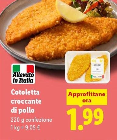 Cotoletta Croccante Di Pollo