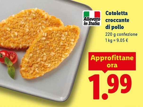 Cotoletta Croccante Di Pollo