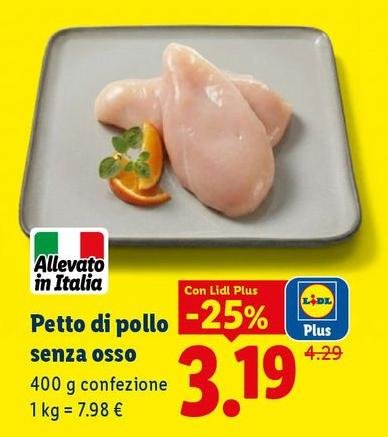 Petto Di Pollo Senza Osso