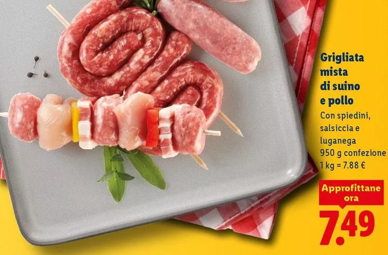 Grigliata Mista Di Suino E Pollo