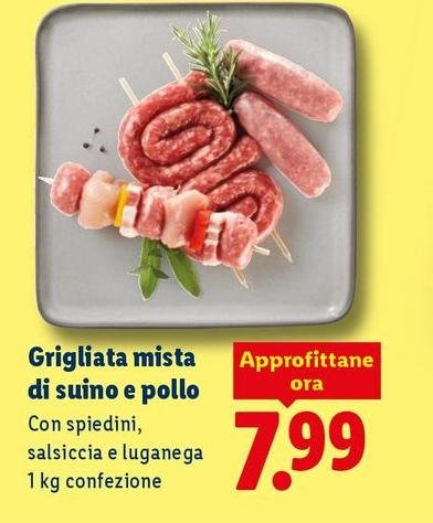 Grigliata Mista Di Suino E Pollo