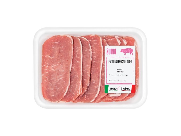 Fettine di lonza di suino