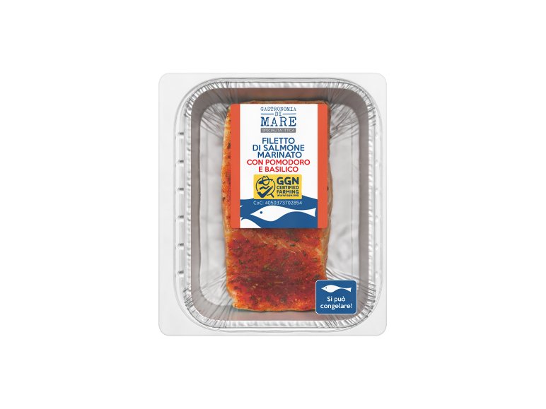 Filetto di salmone marinato