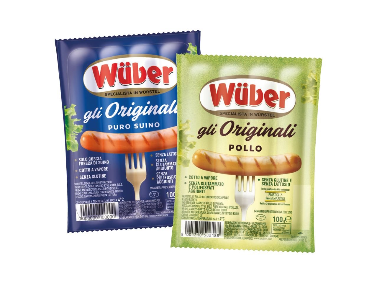 Würstel di pollo o di suino