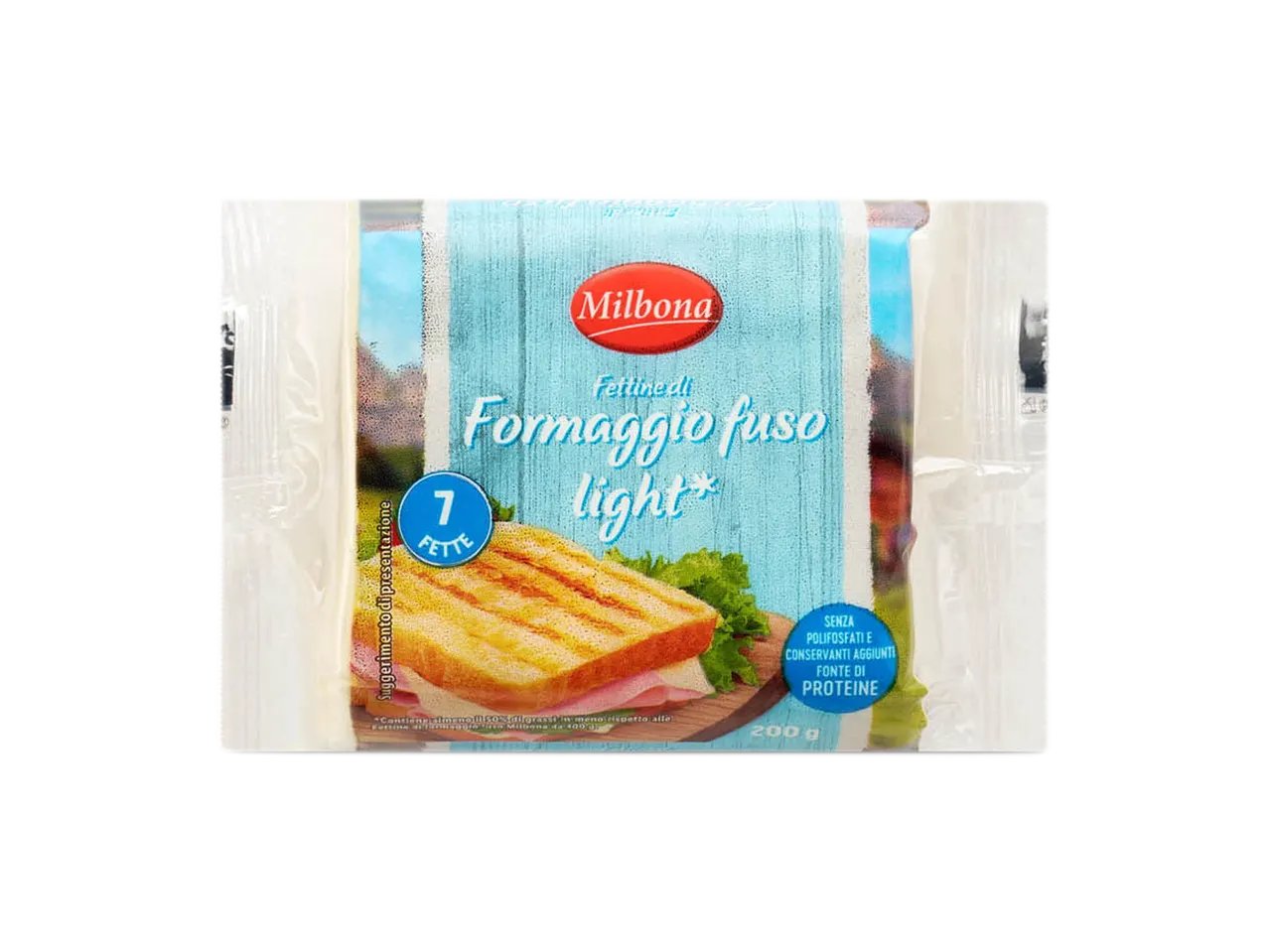 Fettine di formaggio fuso light