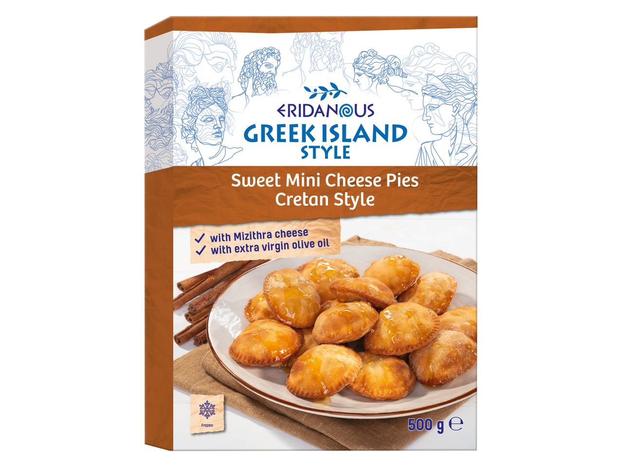 Fagottini dolci ripieni di formaggio Mizithra