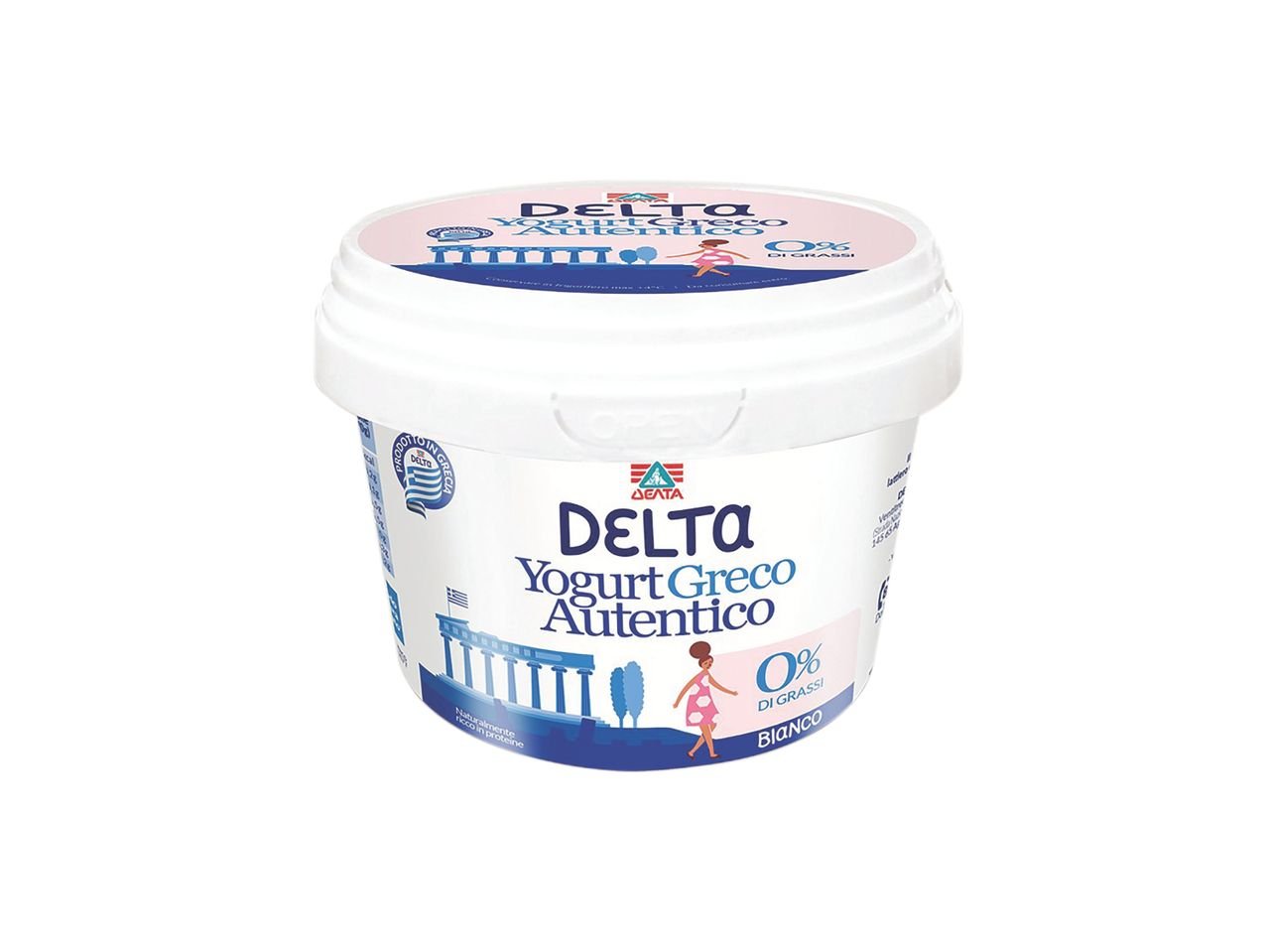 Yogurt greco autentico bianco 0% grassi