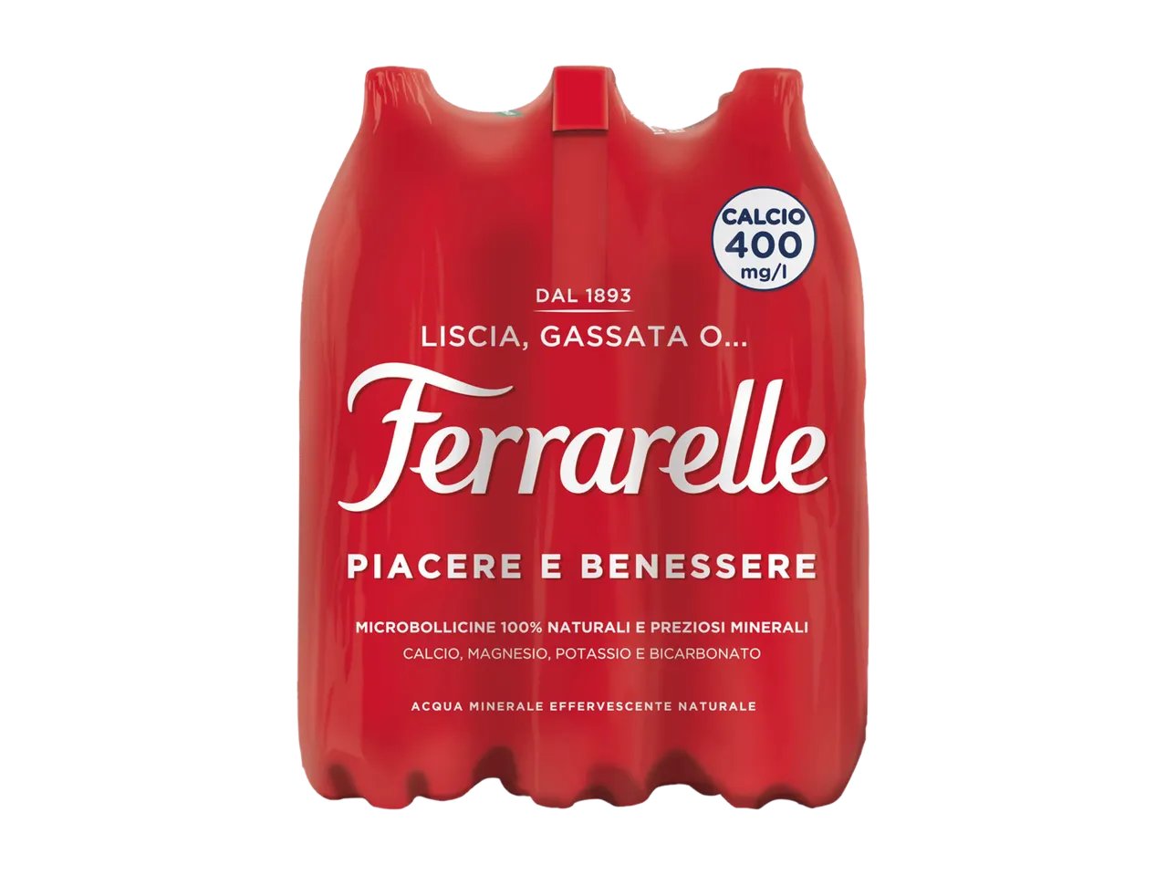 Acqua minerale effervescente naturale