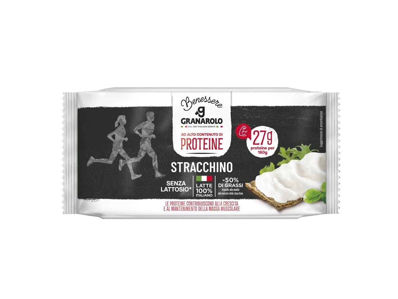 Stracchino ad alto contenuto di proteine