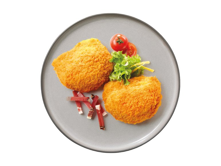Panzerotti di pollo con provola e speck