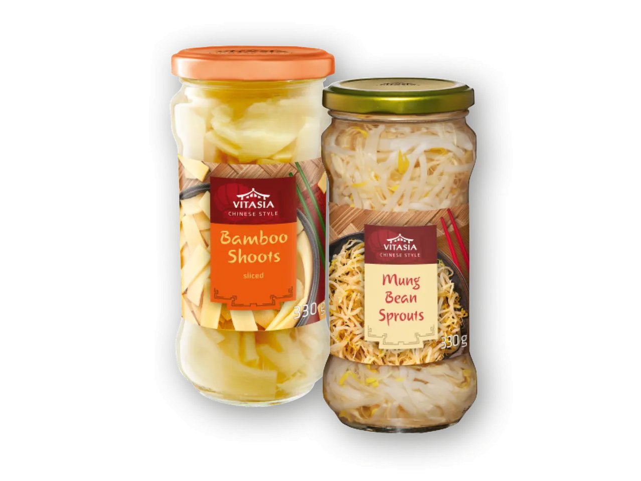 Germogli di bambù o di fagioli Mungo