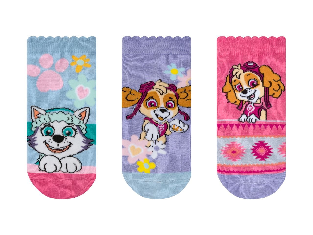 Calzini da bambina "Paw Patrol, Peppa Pig, Frozen"