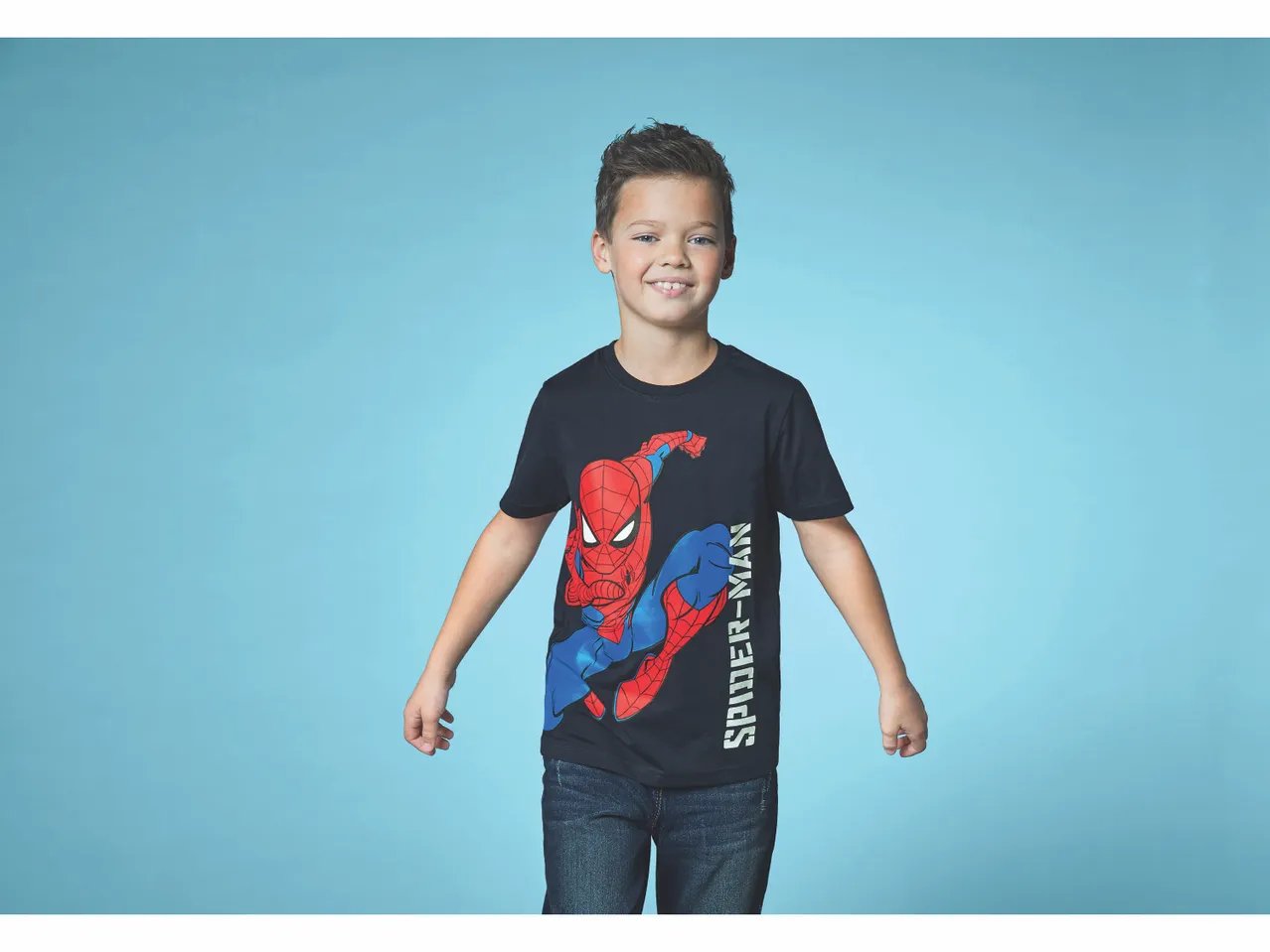 T-shirt da bambino “Paw Patrol, Jurassic World, Spiderman”