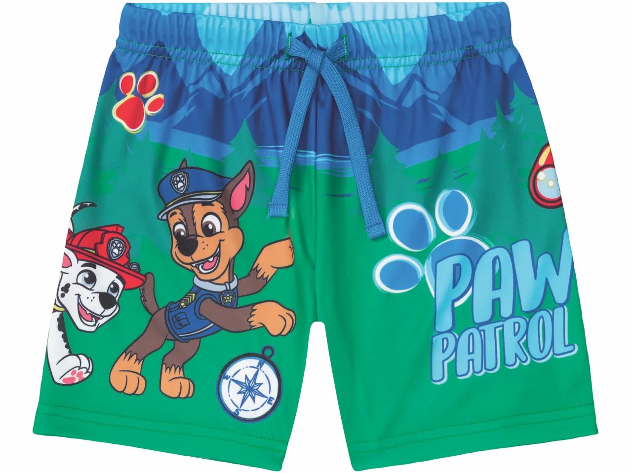 Shorts da bambino “Paw Patrol, Jurassic World, Spiderman”
