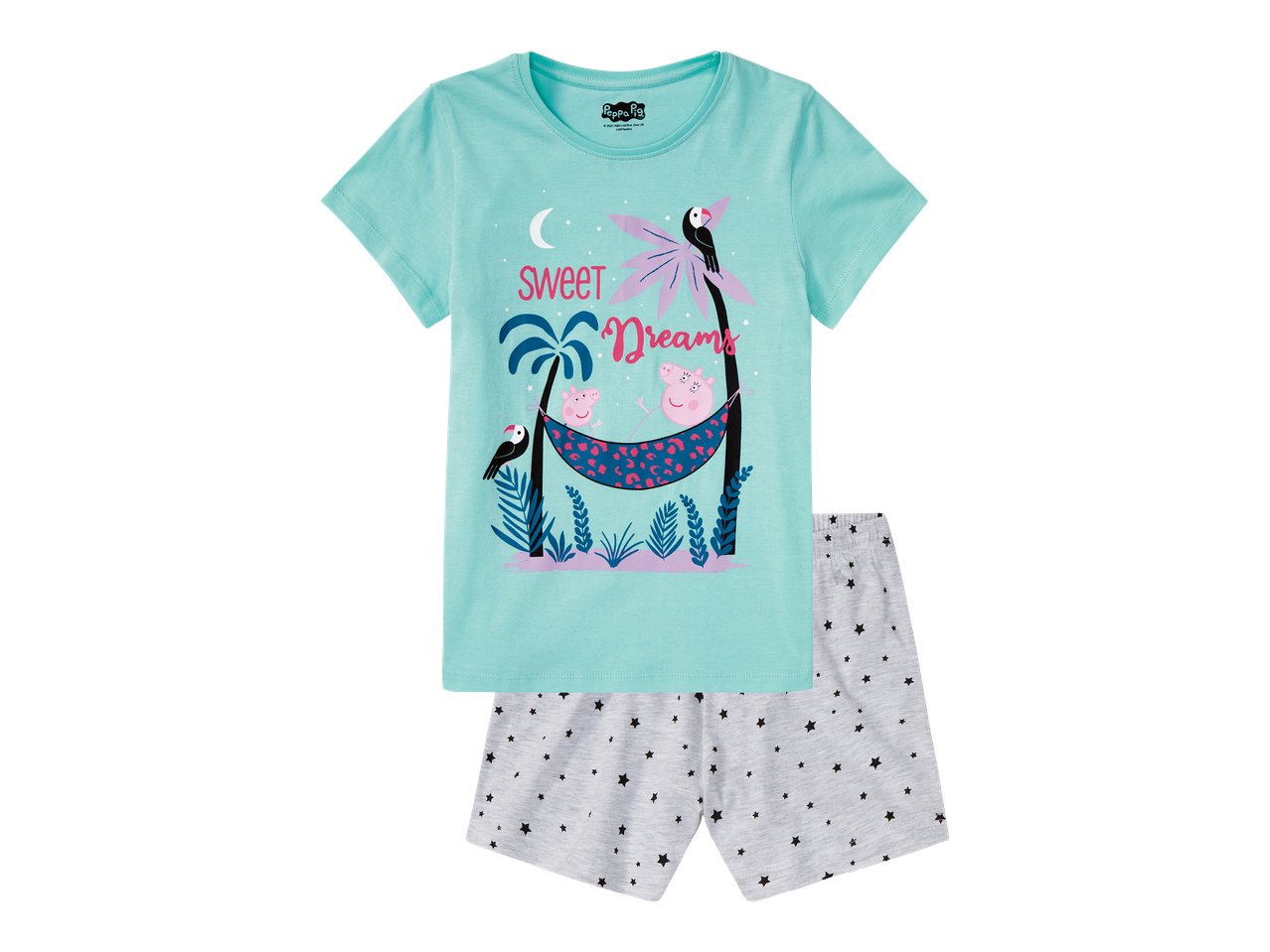 Pigiama corto da bambina "Paw Patrol, Peppa Pig, Frozen"