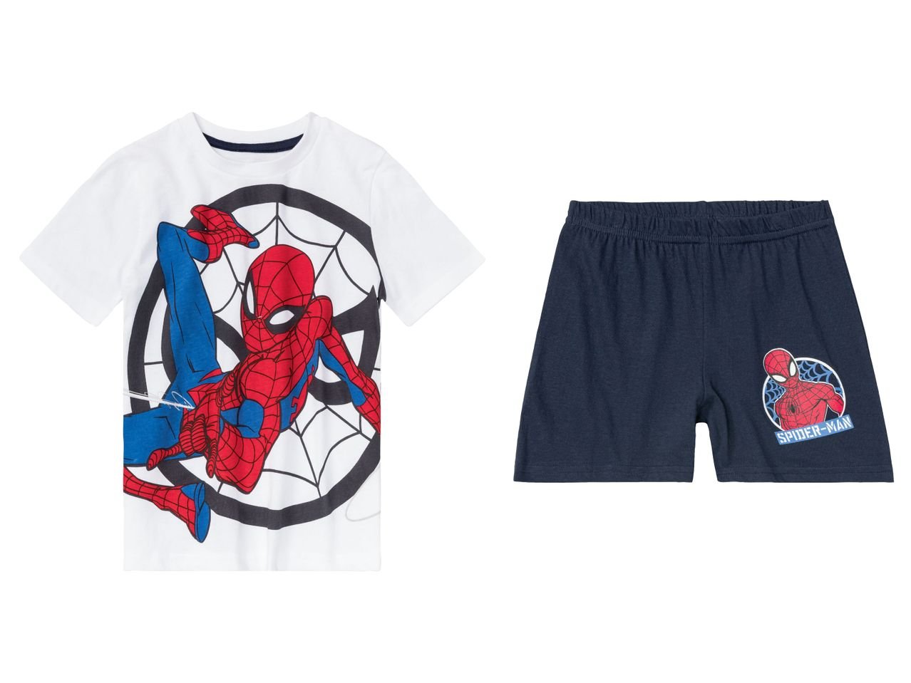 Pigiama corto da bambino "Paw Patrol, Jurassic World, Spiderman"