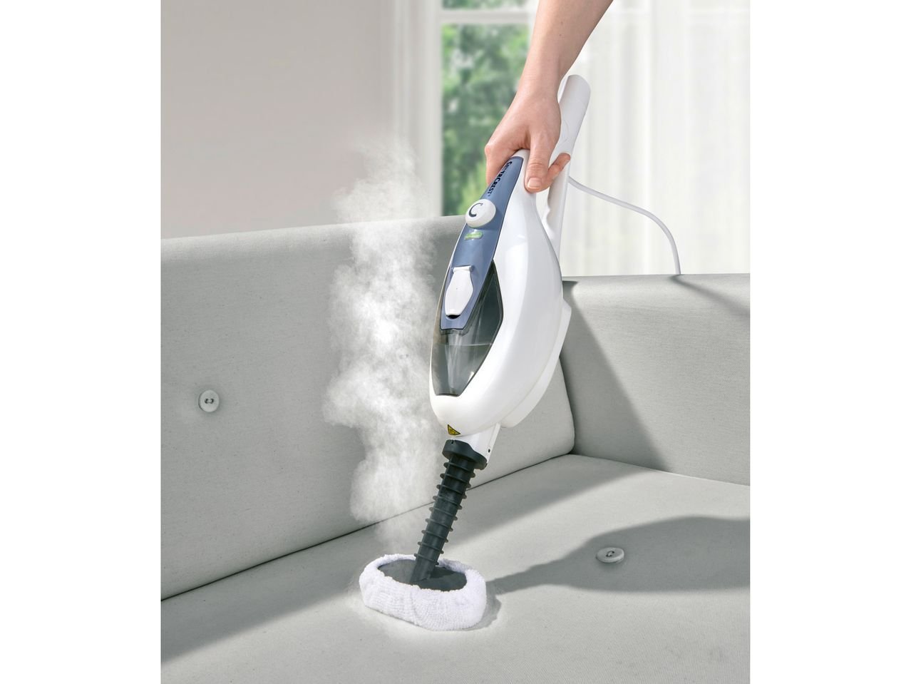 Scopa a vapore 2 in 1